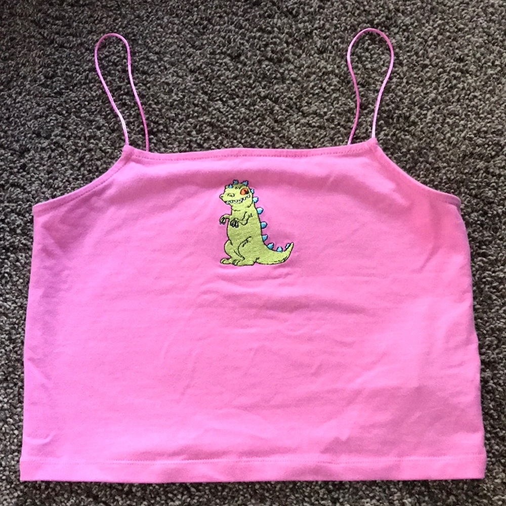Pink crop top
